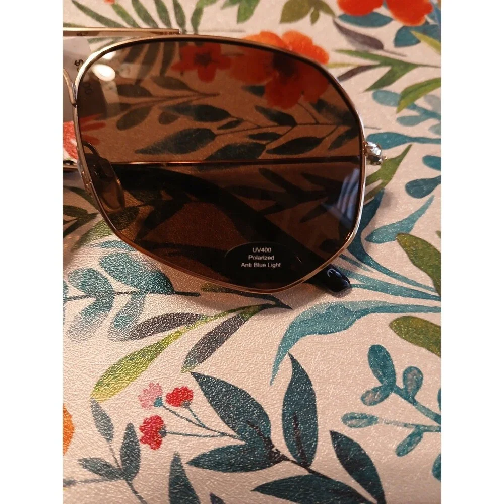 Privé Revaux The Cuervo J5GSP Polarized Sunglasses Gold UV400 59-13-145